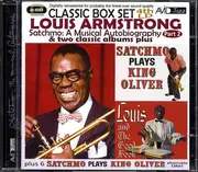 Double CD - Louis Armstrong - Satchmo, A Musical Autobiography Part 2 & Two Classic Albums Plus