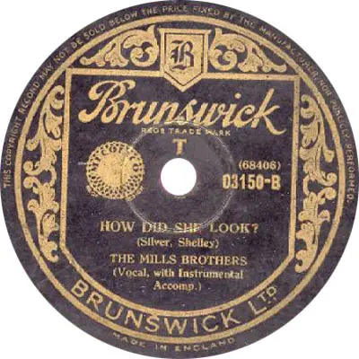 Louis Armstrong With The Mills Brothers - Boog-It / How Did She Look?