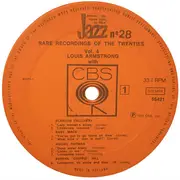 LP - Louis Armstrong With Blanche Calloway , Baby Mae Mack , Hociel Thomas , Bertha 'Chippie' Hill , Sip - Rare Recordings Of The Twenties Vol. 4