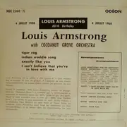 7inch Vinyl Single - Louis Armstrong With Cocoanut Grove Orchestra - Louis Armstrong With Cocoanut Grove Orchestra