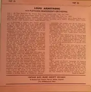 7inch Vinyl Single - Louis Armstrong with Fletcher Henderson And His Orchestra - Rare 1924 Recordings