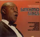 LP - Louis Armstrong With Orchestra - Satchmo Sings