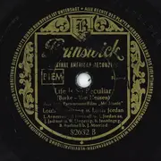 Schellack - Louis Armstrong U. Louis Jordan - (I'll Be Glad When You're Dead) You Rascal You / Life Is So Peculiar