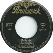 7inch Vinyl Single - Louis Armstrong Und Gary Crosby - Ko Ko Mo (I Love You So) / Struttin' With Some Barbecue