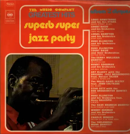 Louis Armstrong, Count Basie, Lionel Hampton, etc - The Music Company Greatest Hits - Superb Super Jazz Party