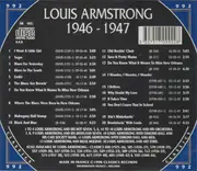 CD - Louis Armstrong - 1946-1947