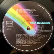LP - Louis Armstrong - 20 Golden Hits By Louis Armstrong