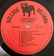 LP - Louis Armstrong - 20 Golden Pieces Of Louis Armstrong And Friends