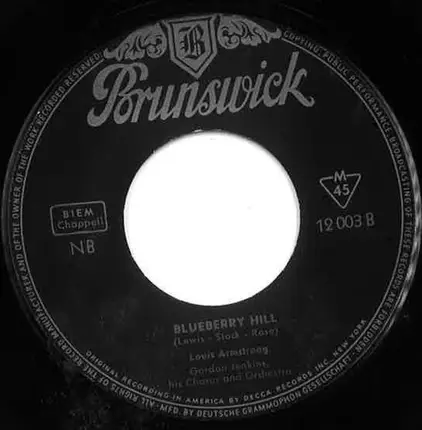Louis Armstrong - C'est Si Bon / Bleuberry Hill