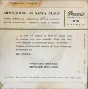 7inch Vinyl Single - Louis Armstrong - Armstrong As Santa Claus - EP