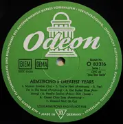 LP - Louis Armstrong - Armstrong's Greatest Years