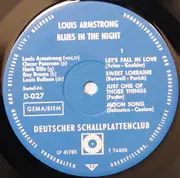 10'' - Louis Armstrong - Blues In The Night
