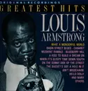 LP - Louis Armstrong - Greatest Hits - blue labels