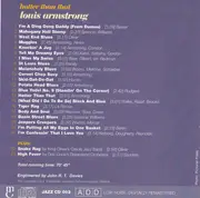 CD - Louis Armstrong - Hotter Than That - Mono