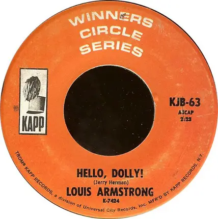 Louis Armstrong - Hello, Dolly! / Blueberry Hill