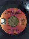 7inch Vinyl Single - Louis Armstrong - Hello, Dolly