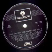 LP - Louis Armstrong - His Greatest Years - Volume 1