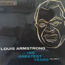 LP - Louis Armstrong - His Greatest Years - Volume 4