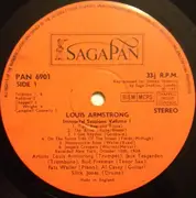 LP - Louis Armstrong - Immortal Sessions Volume 1 - Orange Labels