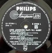 LP - Louis Armstrong - Louis Armstrong Plays W.C. Handy
