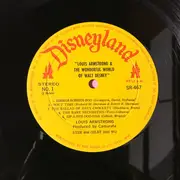 LP - Louis Armstrong - Louis Armstrong & The Wonderful World of Walt Disney - + Insert