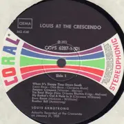 Double LP - Louis Armstrong - Louis At The Crescendo