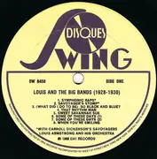 LP - Louis Armstrong - Louis & The Big Bands 1928-30 - Still Sealed