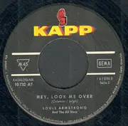 7inch Vinyl Single - Louis Armstrong - Moon River / Hey, Look Me Over - No Cover