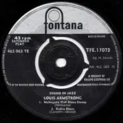 7inch Vinyl Single - Louis Armstrong - Sounds Of Jazz - EP