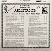 LP - Louis Armstrong - Satchmo's Greatest Vol. 1 (1932-1933) - Mono
