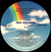 LP - Louis Armstrong - Swing That Music (1936-1938)