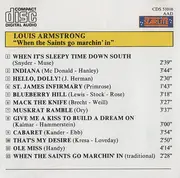 CD - Louis Armstrong - 'When The Saints Go Marchin' In'