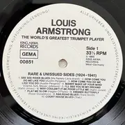 LP - Louis Armstrong - The World's Greatest Trumpet Player (Rare & Unissued Sides 1924/1941)