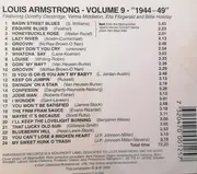 CD - Louis Armstrong - Volume 9 '1944-49'