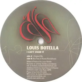 louis botella - I Can't Stand It