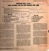 LP - Louis Cottrell And His New Orleans Jazz Band - Dixieland Hall Presents Louis Cottrell And His New Orleans Jazz Band - Signed