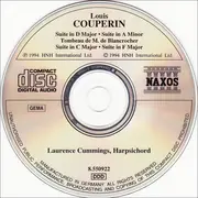 CD - Louis Couperin - Laurence Cummings - Harpsichord Suites D Major • A Minor • C Major • F Major / Tombeau De M. De Blancrocher