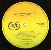 LP - Louis Davids - De Grootste Successen Van Louis Davids