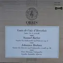 LP - Hervelois / Barber / Brahms - Suite Nr. 2, D-moll / Sonate Für Violoncello Und Klavier, Op. 6 / Sonate Für Klavier Und Violoncello, E-moll Op. 38