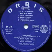 LP - Hervelois / Barber / Brahms - Suite Nr. 2, D-moll / Sonate Für Violoncello Und Klavier, Op. 6 / Sonate Für Klavier Und Violoncello, E-moll Op. 38