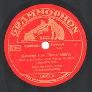 Schellack - Louis Graveure - Tausend rote Rosen blüh'n/ Ein Walzer für Dich - incl. insert