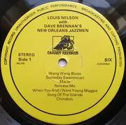 LP - Louis Nelson with Dave Brennan's New Orleans Jazzmen - Swinging At Swinden