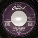 7inch Vinyl Single - Louis Prima With Sam Butera And The Witnesses - Twist All Night / Everybody Knows