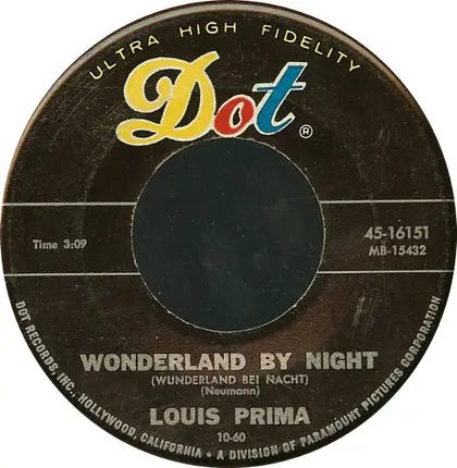 Louis Prima - Wonderland by Night
