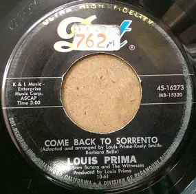 Louis Prima - Come Back To Sorrento