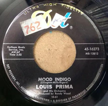 Louis Prima And His Orchestra - Come Back To Sorrento