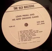 LP - Louis Prima & His New Orleans Gang - Louis Prima And His New Orleans Gang 1937-1938 Volume Four - Mono