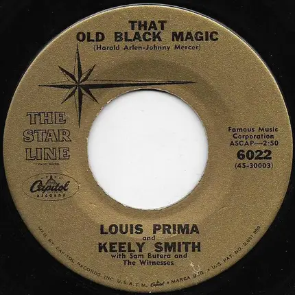 Louis Prima & Keely Smith - I Wish You Love / That Old Black Magic