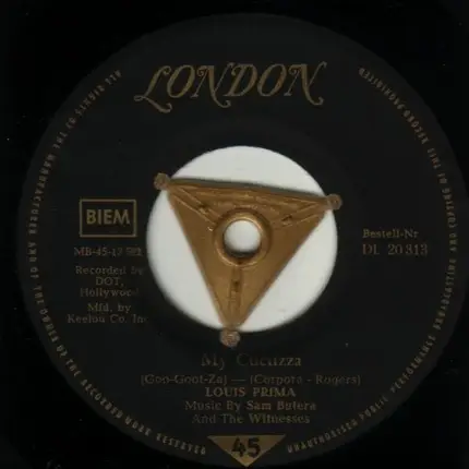 Louis Prima - Hey! Ba-Ba-Re-Bop / My Cucuzza (Goo-Goot-Za)