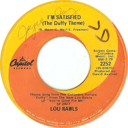 Lou Rawls - Down Here On The Ground